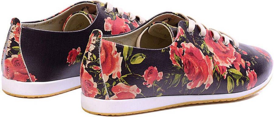 GOBY Flowers Schoenen Sneakers Hoge kwaliteit Handmade Meisjesprint