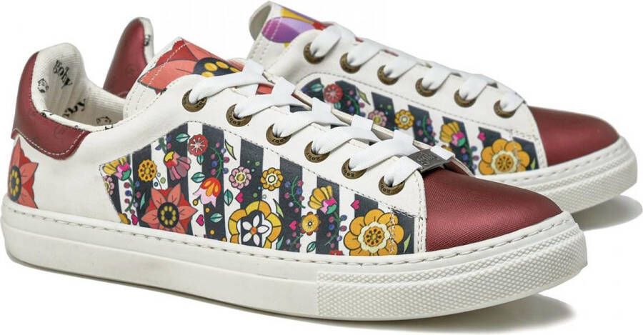 GOBY Flowers Schoenen Sneakers Hoge kwaliteit Handmade Meisjesprint