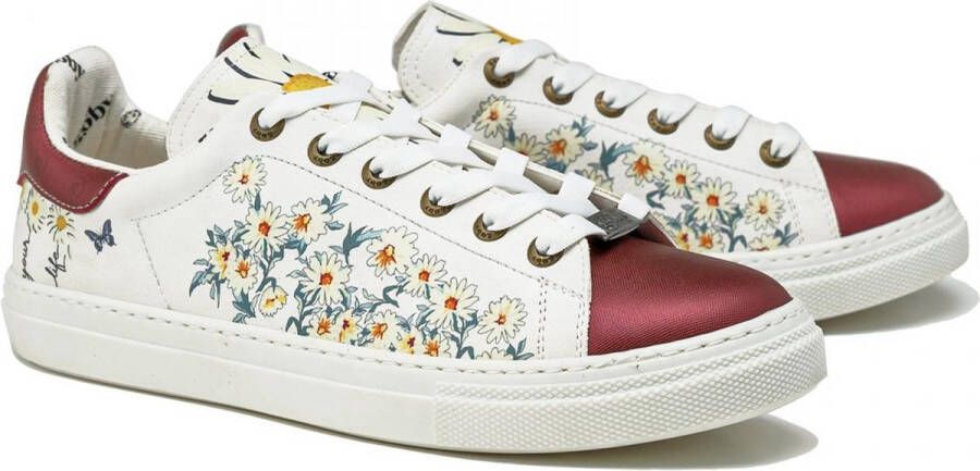 GOBY Flowers Schoenen Sneakers Hoge kwaliteit Handmade Meisjesprint