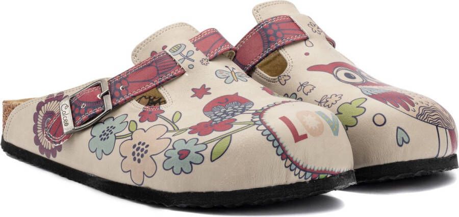 GOBY Garden Heaven Clogs Slippers Slipper Klompen Hoge kwaliteit Handmade Bloe print