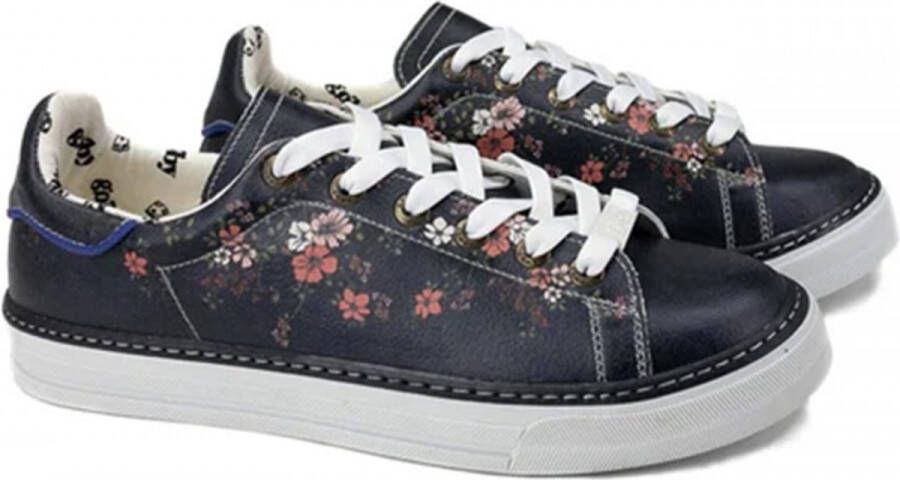 GOBY Gebloemd Sneakers Handgemaakt Premium Kwaliteit