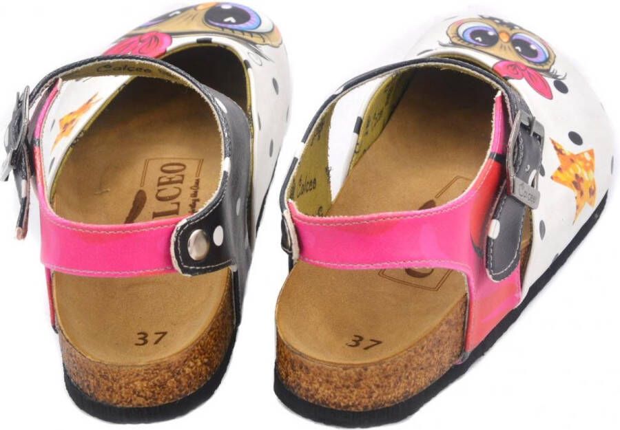 GOBY Girl Owl Clogs Handgemaakt Premium Kwaliteit