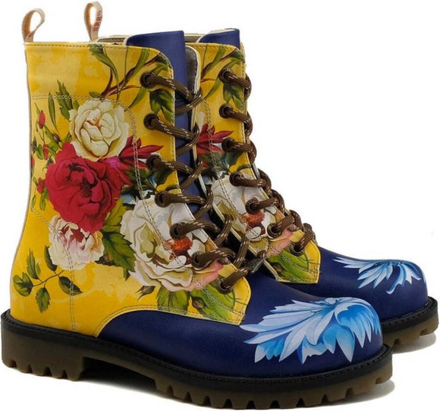 GOBY Golden Rose Enkellaarsjes Damesboots Laarzen Hoge kwaliteit Handmade