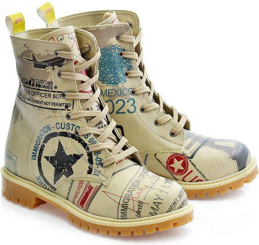 GOBY Immigration Officer Boots Sneakers Laarzen Hoge kwaliteit Handmade