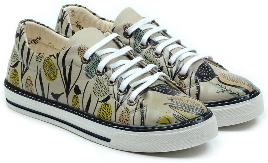 GOBY Olive Sneakers Handgemaakt Premium Kwaliteit