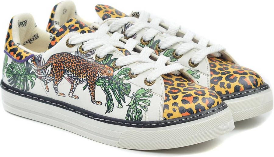 GOBY Panther Walking Schoenen Sneakers Hoge kwaliteit Handmade Meisjesprint