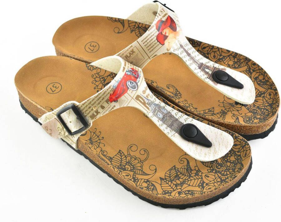 GOBY Paris & London Sandalen Slippers Hoge kwaliteit Handmade