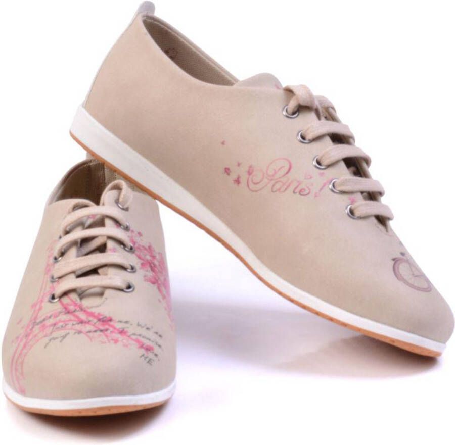 GOBY Paris Schoenen Sneakers Hoge kwaliteit Handmade Meisjesprint