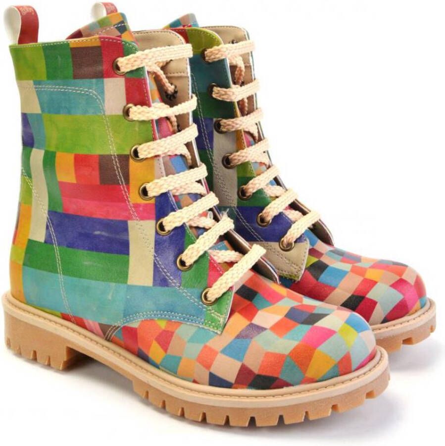 GOBY Patroon Boots Sneakers Laarzen Hoge kwaliteit Handmade