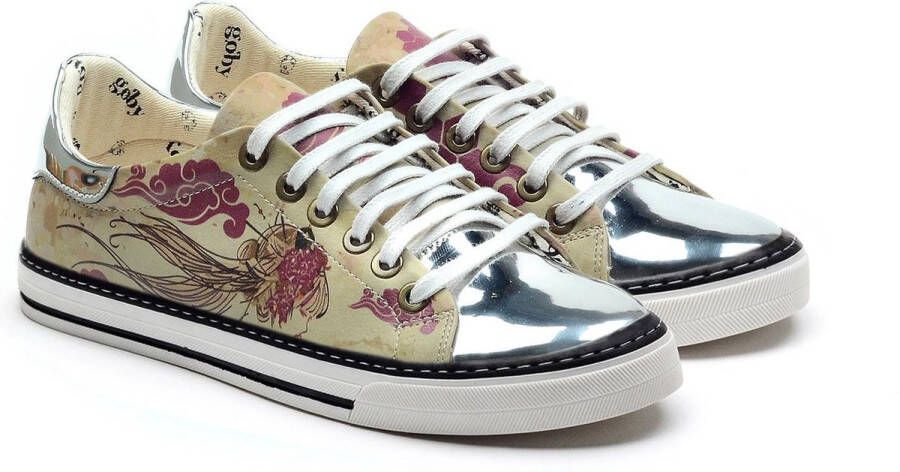 GOBY Patroon Schoenen Sneakers Hoge kwaliteit Handmade Meisjesprint