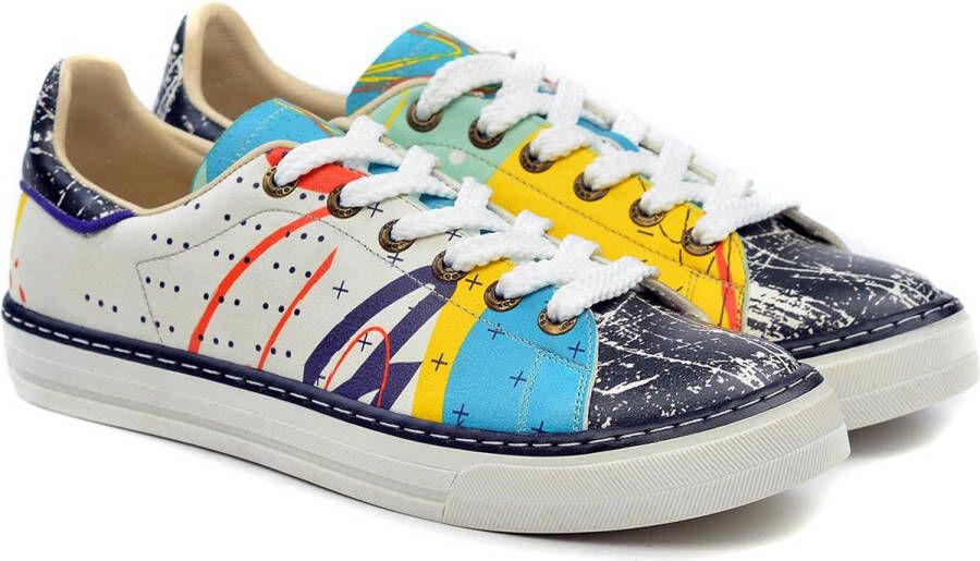 GOBY Pattern Schoenen Sneakers Hoge kwaliteit Handmade Meisjesprint