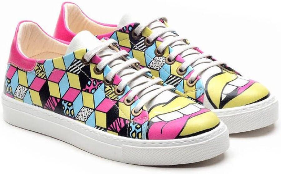 GOBY Pattern Sneakers Handgemaakt Premium Kwaliteit