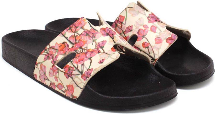 GOBY Pink Begonia Sandalen Slippers Hoge kwaliteit Handmade