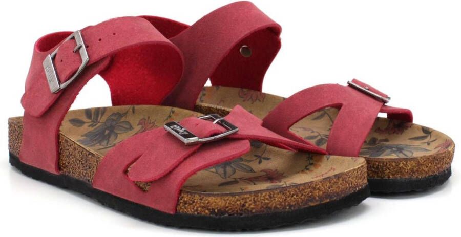 GOBY Red Sandalen Slippers Hoge kwaliteit Handmade