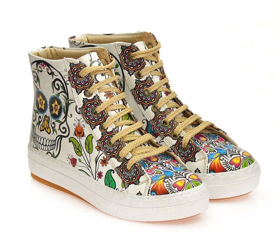 GOBY Skull Boots Sneakers Laarzen Hoge kwaliteit Handmade