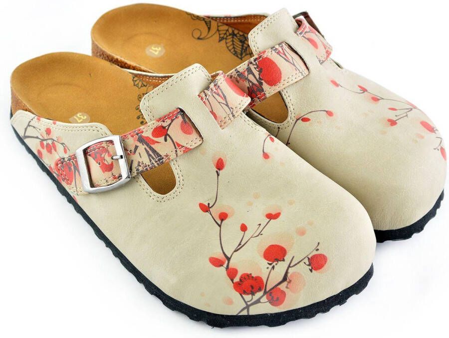 GOBY Strawberries Clogs Slippers -Hoge kwaliteit Handmade