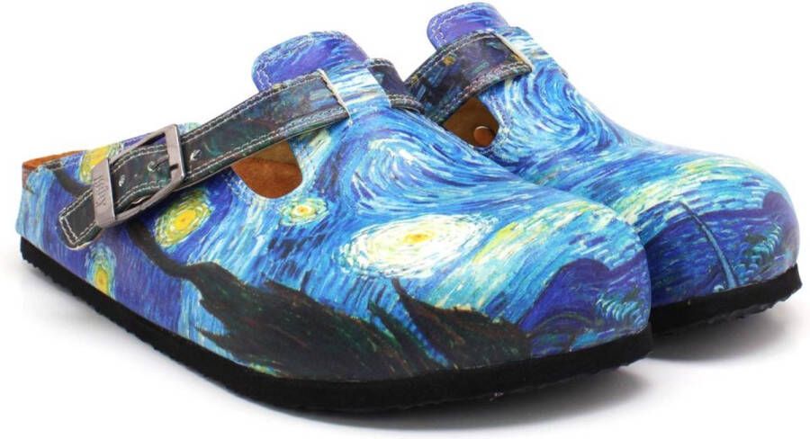 GOBY Van Gogh Clogs Handgemaakt Premium Kwaliteit