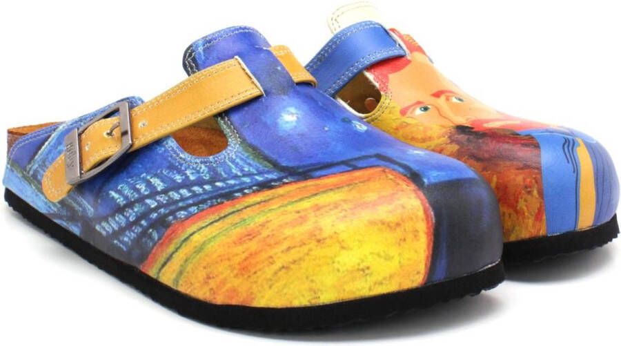 GOBY Van Gogh Clogs Handgemaakt Premium Kwaliteit