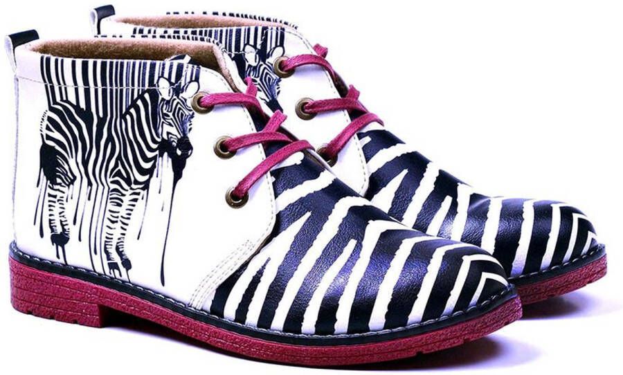 GOBY Zebra Boots Sneakers Laarzen Hoge kwaliteit Handmade