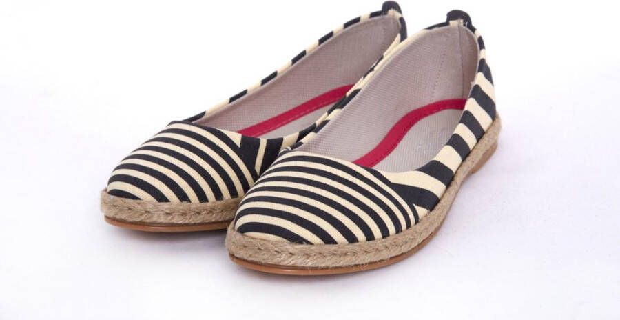 GOBY Zebra Zwart Ballerinas Flats Hoge kwaliteit Handmade Meisjesprint