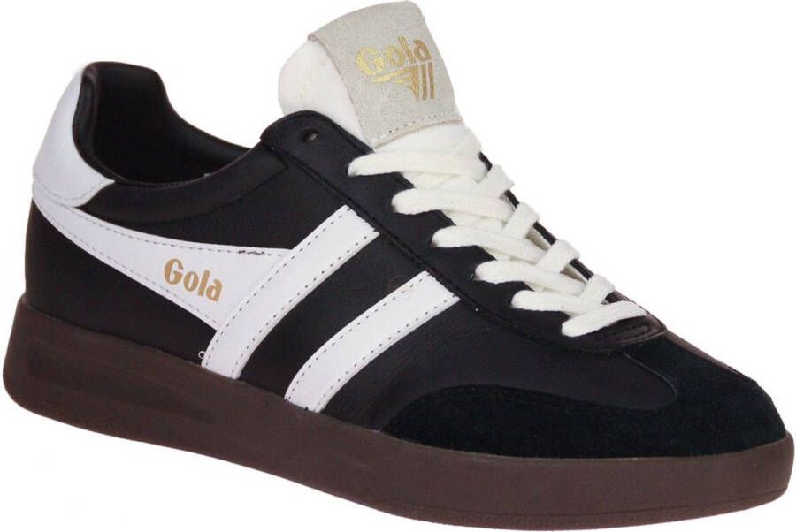 Gola Women's Cyclone Leather Sneakers zwart