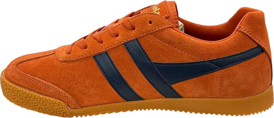 Gola Harrier Suede Sneakers rood bruin