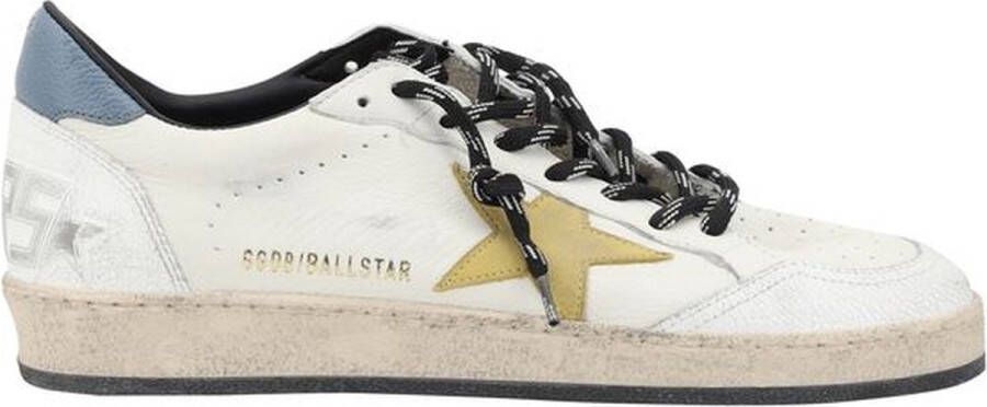 Golden Goose Leren sneakers met iconische sterdetail White Heren