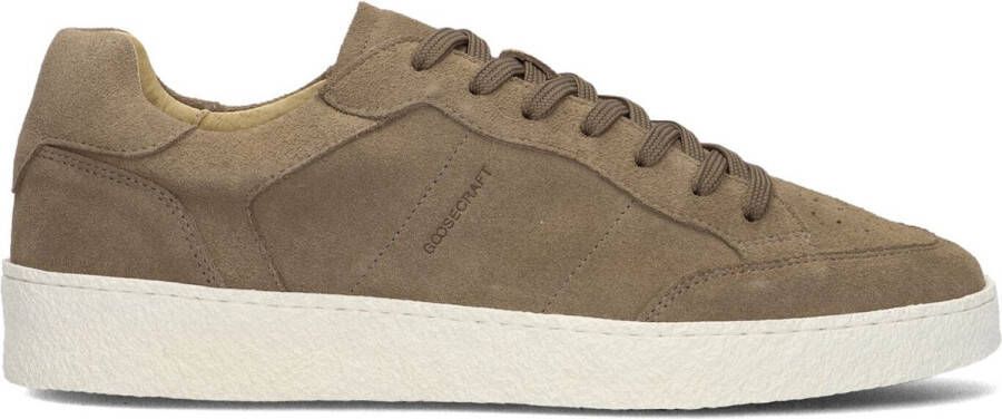 Goosecraft Bruine Suède Lage Sneakers Noptera Brown Heren