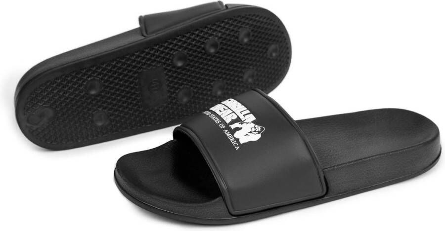 Gorilla Wear Pasco Badslippers Zwart