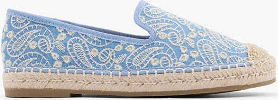 Graceland Blauwe espadrille