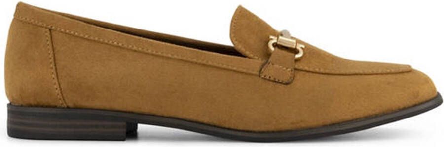 Graceland Bruine loafer sierketting