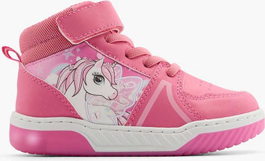 Graceland Roze hoge sneaker