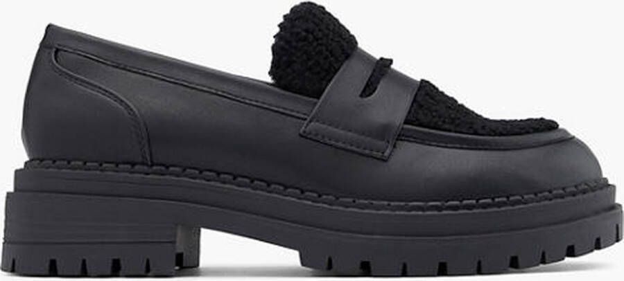 Graceland Zwarte chunky loafer