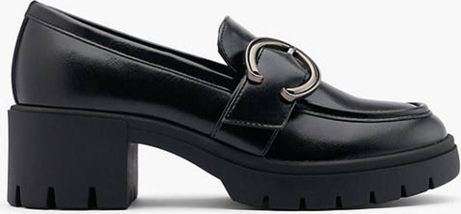 Graceland Zwarte chunky loafer