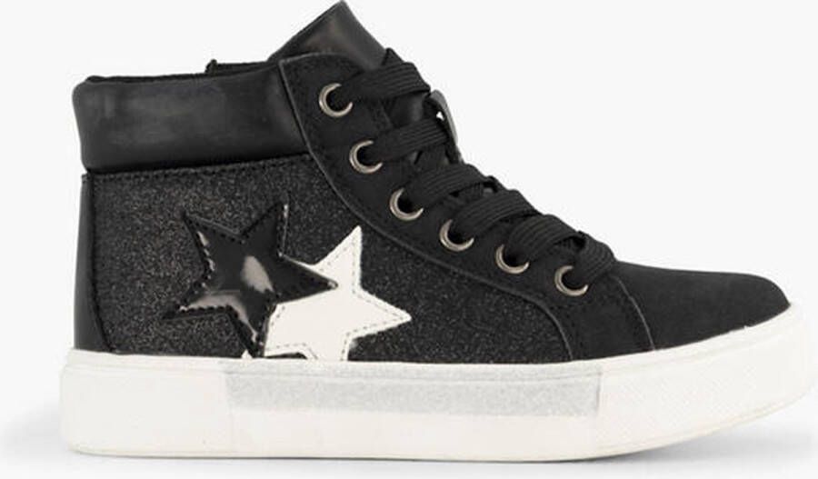 Graceland Zwarte hoge sneaker