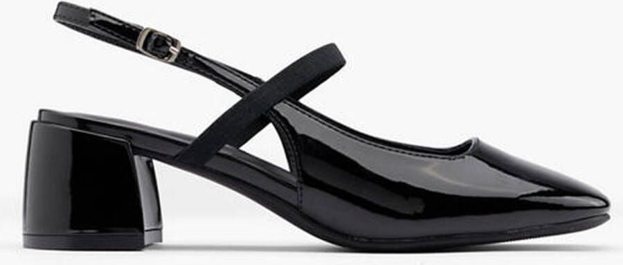 Graceland Zwarte slingback