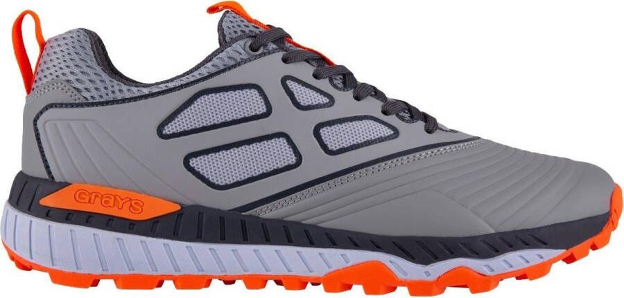 Grays Blitz Junior Sportschoenen Hockey Grey Orange