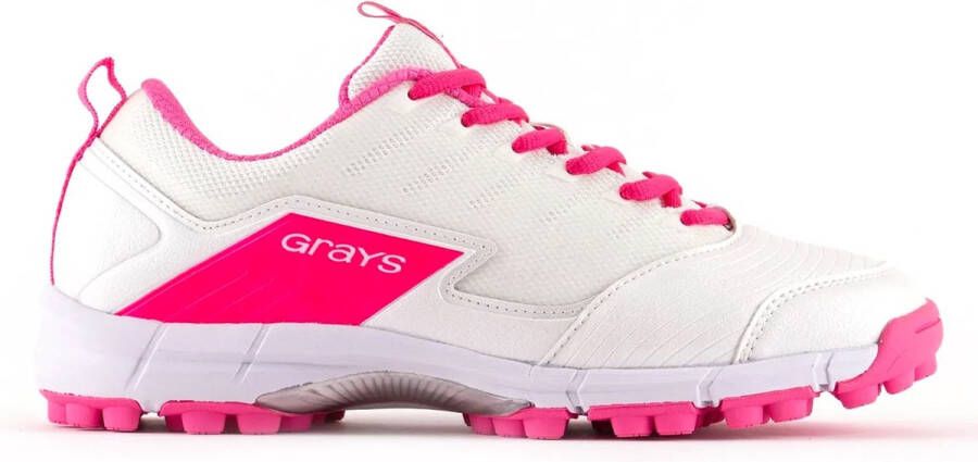 Grays Flash 3.0 Junior Sportschoenen Hockey TF (Turf) White Pink