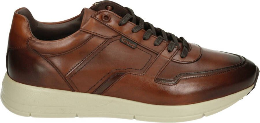 Greve 3280.09 Lage sneakersHeren sneakersVrije tijdsschoenen Cognac