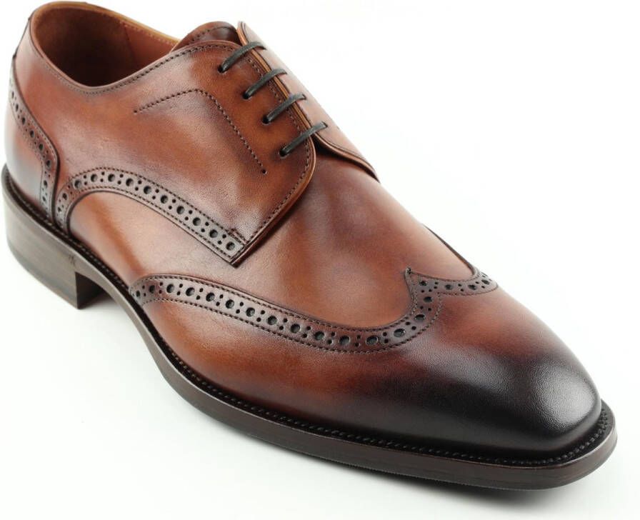 Greve 4970.88-001 Volwassenen Heren veterschoenNette herenschoenen Cognac