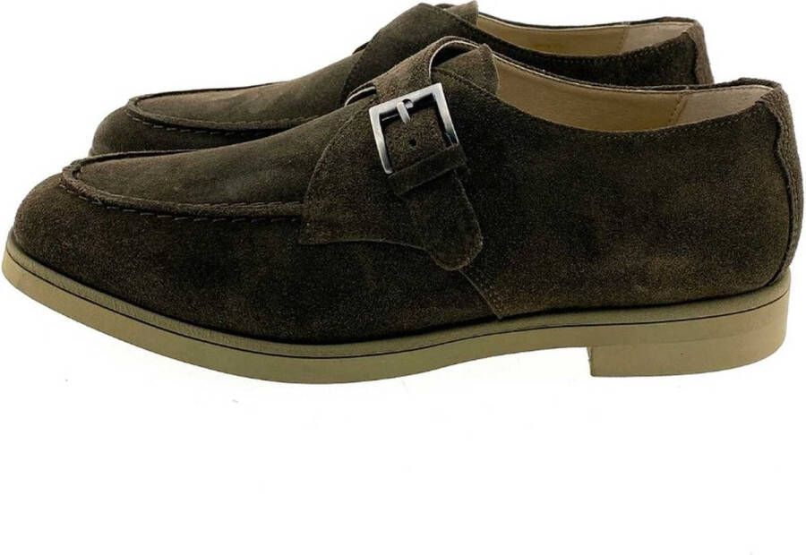 Greve Bruine Instapschoenen Tufo Dark Bark Schoenen