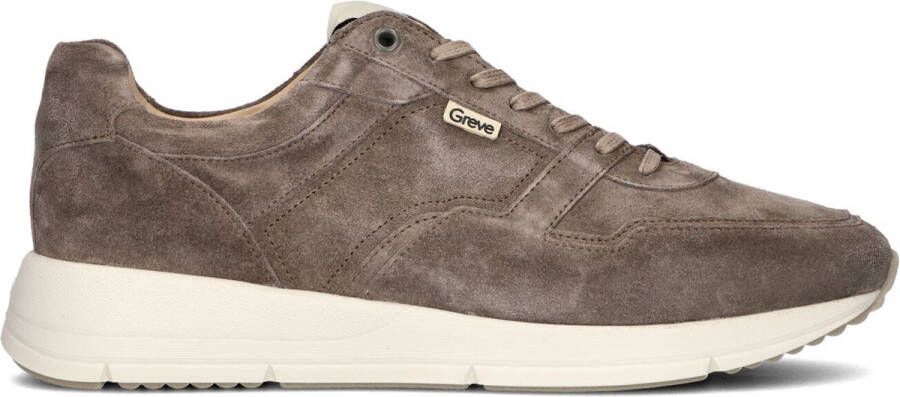 GREVE Lage Sneakers Heren Walker 2346 Maat: 41 Materiaal: Suède Kleur: Bruin