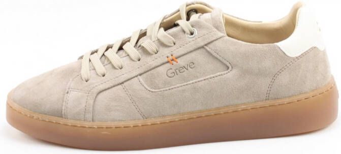 Greve Wave Sneakers Suède Heren Taupe