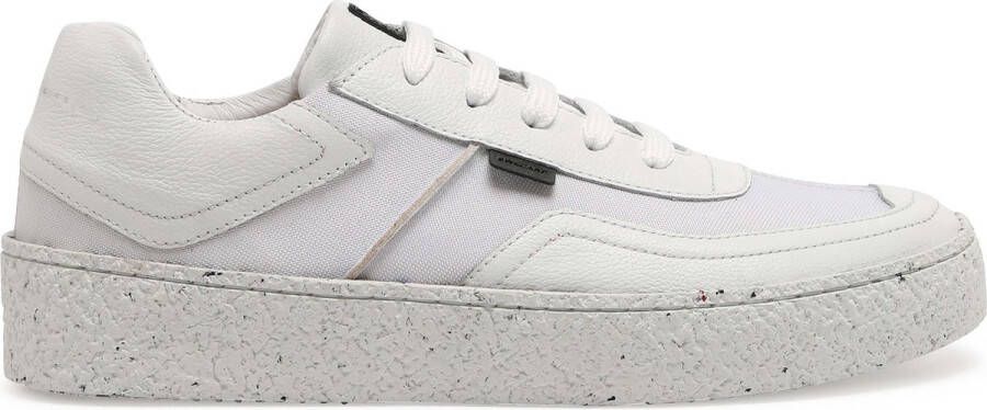 GreyderLab Greyder Lab derlab Sneaker GL 214 60 Wit Schoen cm Leer Duurzaam Canvas Heren Veterschoenen