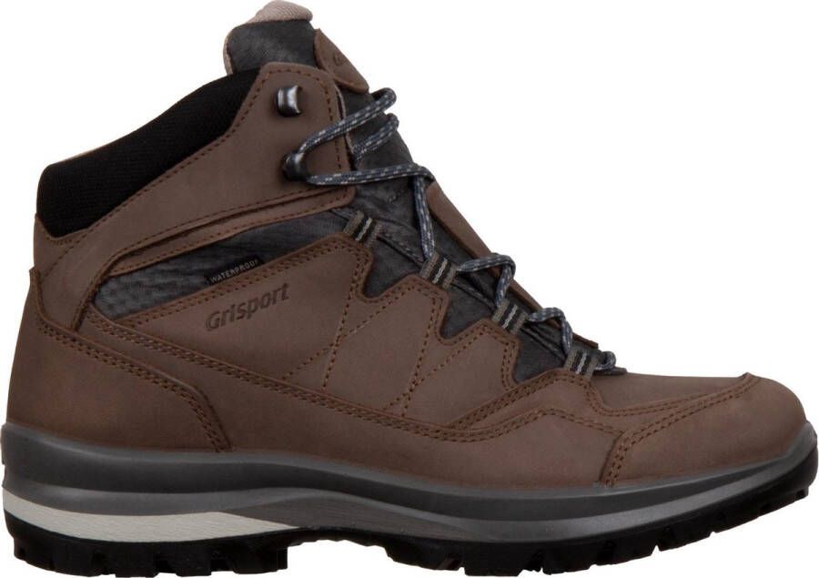 Grisport Bari Mid Wandelschoenen donker bruin donker grijs