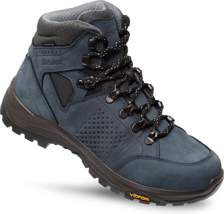 Grisport Oregon Mid blauw wandelschoenen uni (14415-06)