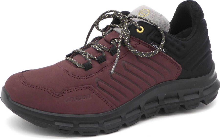 Grisport Street low rood wandelschoenen dames