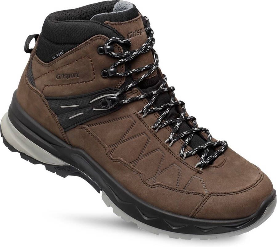 Grisport Gri Tampa Mid Wandelschoenen Heren Halfhoog Bruin