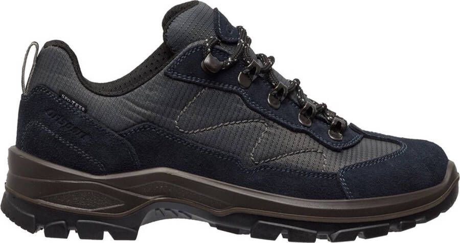 Grisport Verona low blauw wandelschoenen uni