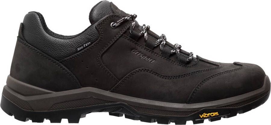 Grisport Walker Low wandelschoenen zwart Nubuck Heren